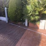 Proyecto de jardineria. Jardineros en el Encinar de los Reyes (Madrid)