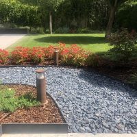 Proyecto de jardineria. Jardineros en el Encinar de los Reyes (Madrid)